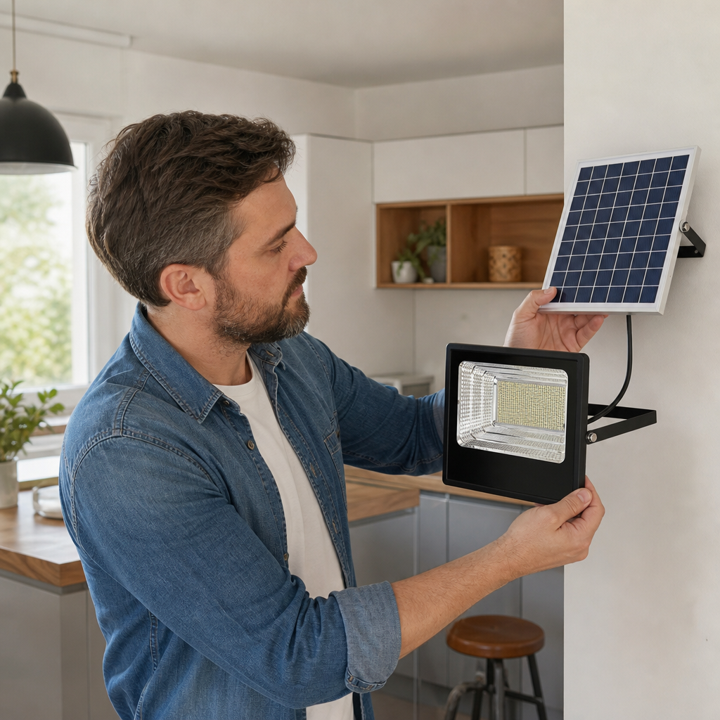 PROIECTOR SOLAR EXTERIOR LED SENZOR 2