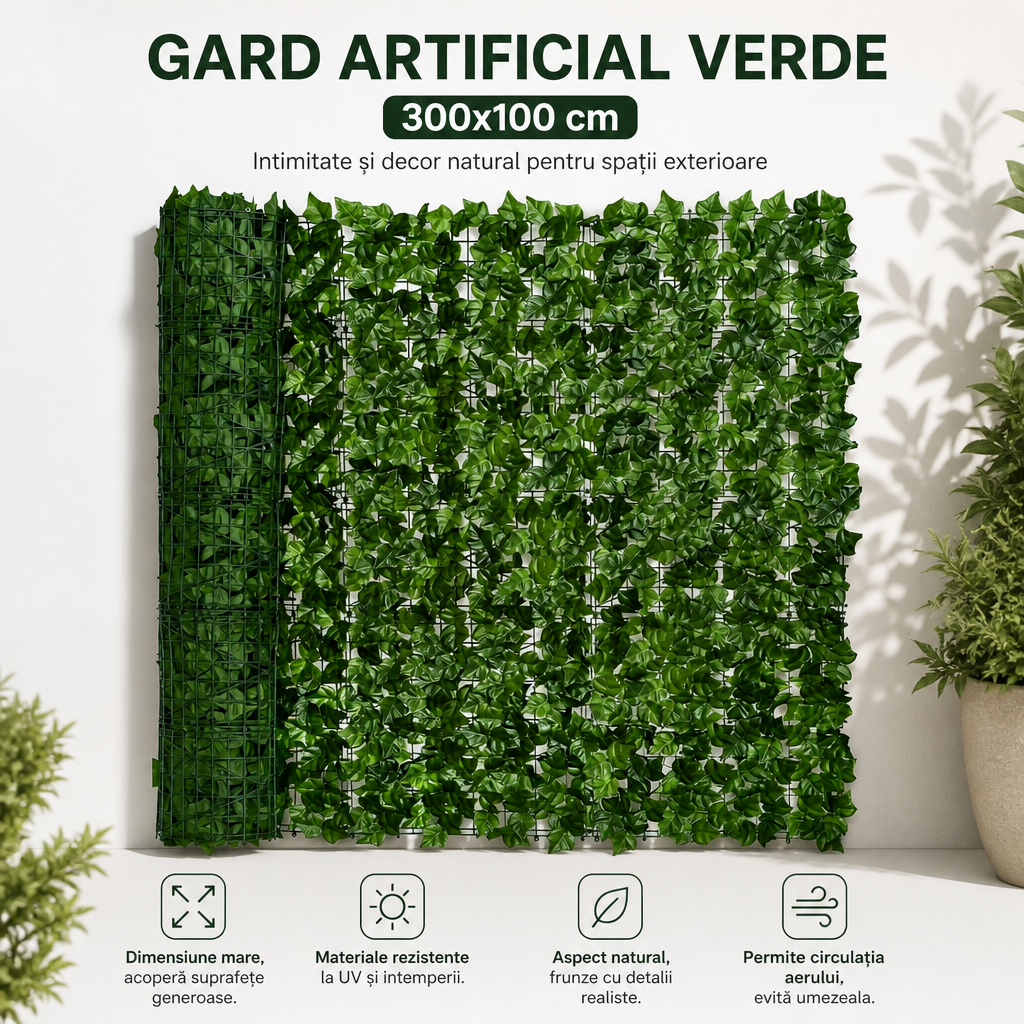 GARD ARTIFICIAL VERDE 300X100CM