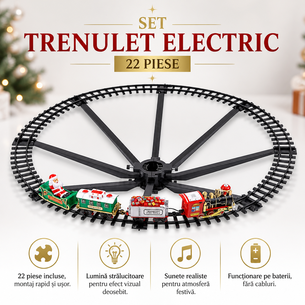 SET TRENULET ELECTRIC 22 PIESE