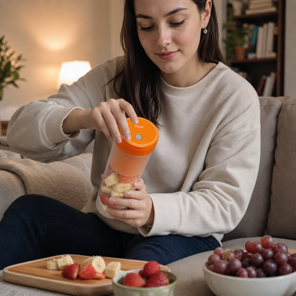 BLENDER PORTABIL RAF 300ML USB 6
