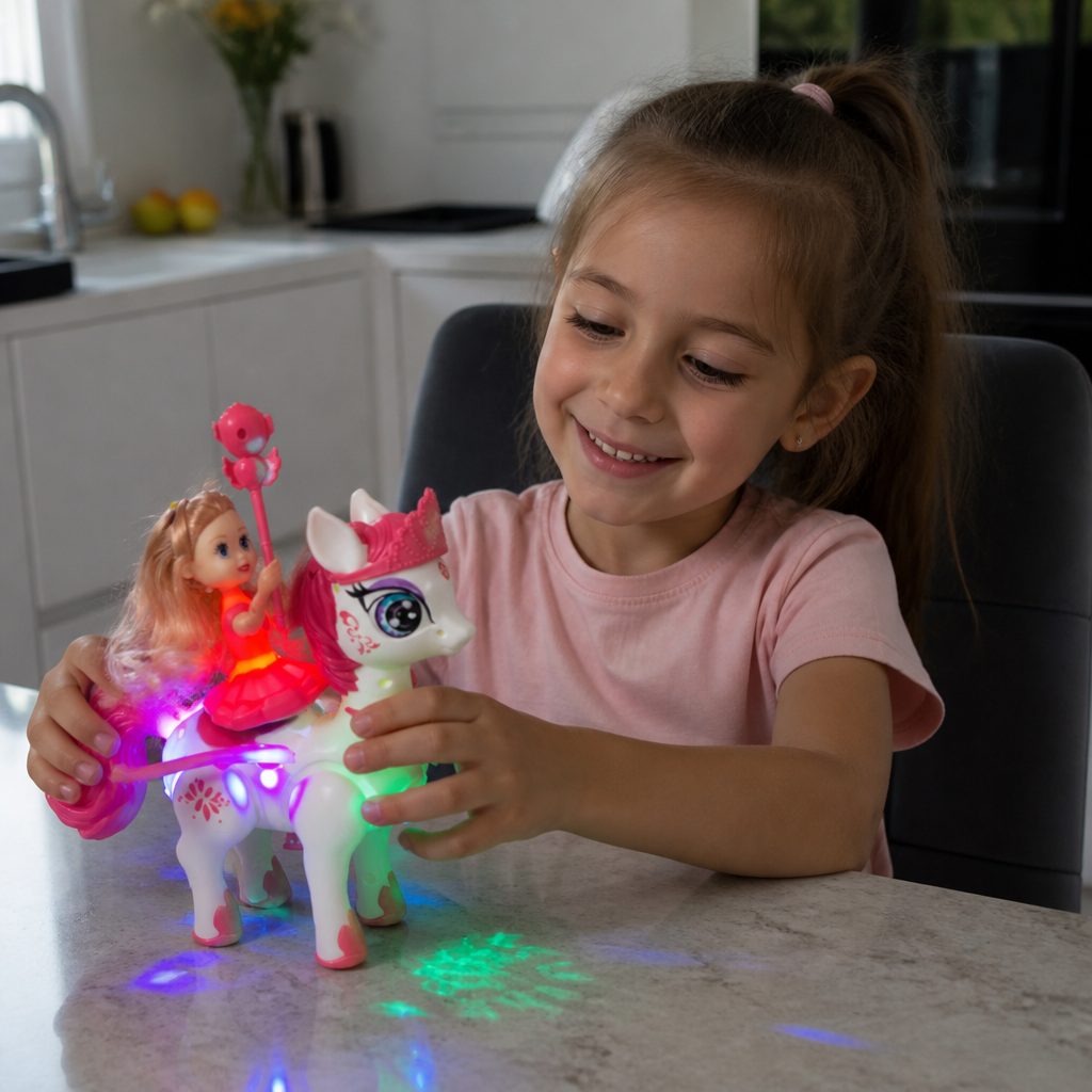 PONEI MAGIC CU PRINTESA - JUCARIE CU LUMINI COLORATE 2