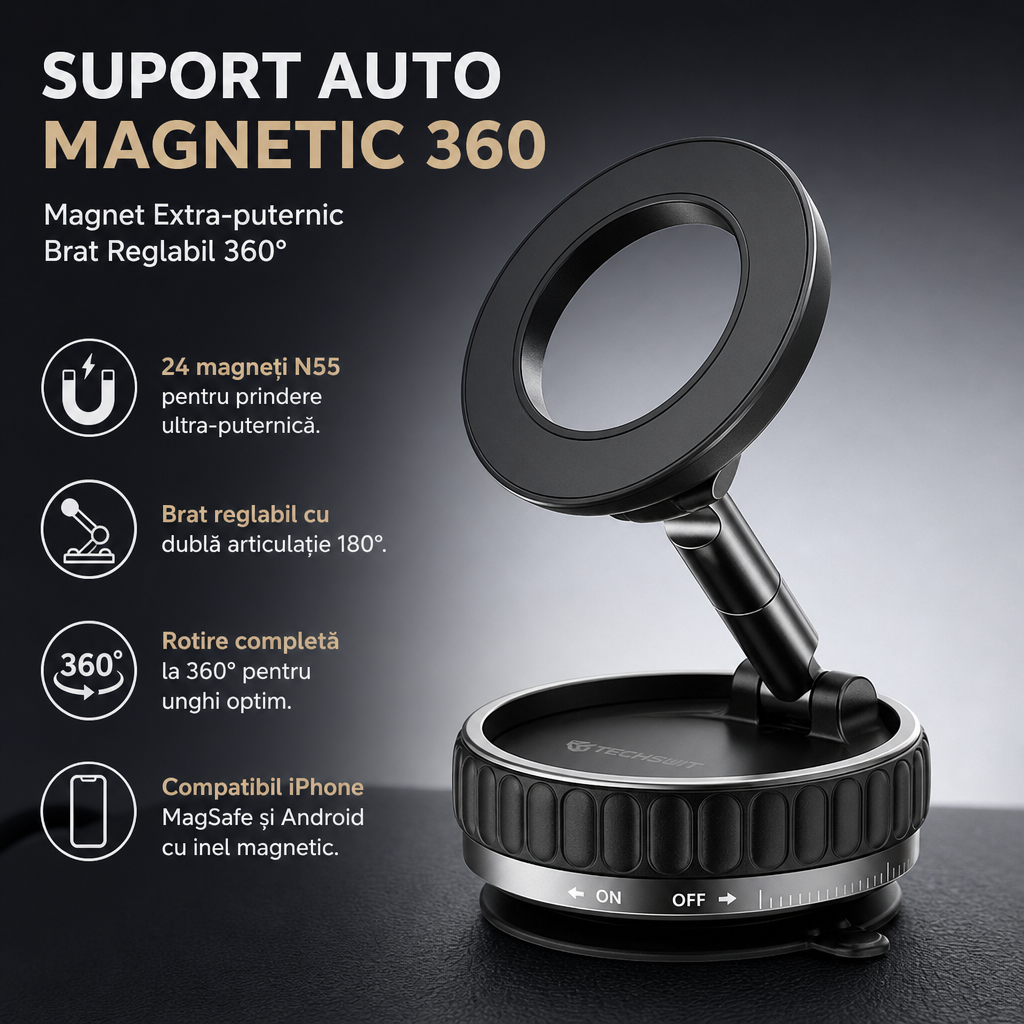 SUPORT AUTO MAGNETIC 360