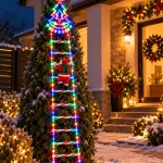 SCARA DECORATIVA CRACIUN LED 160CM 6