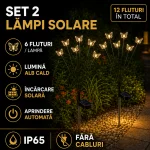 SET DOUĂ LĂMPI SOLARE TIP FLUTURE 1