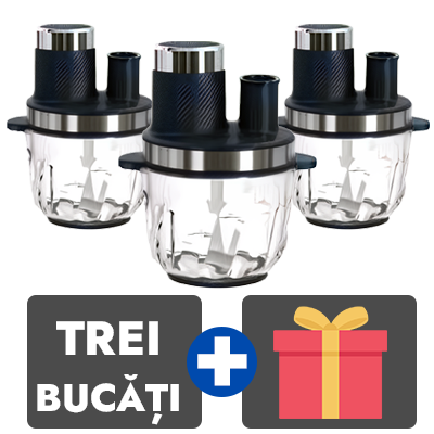 Trei bucati de tocator electric